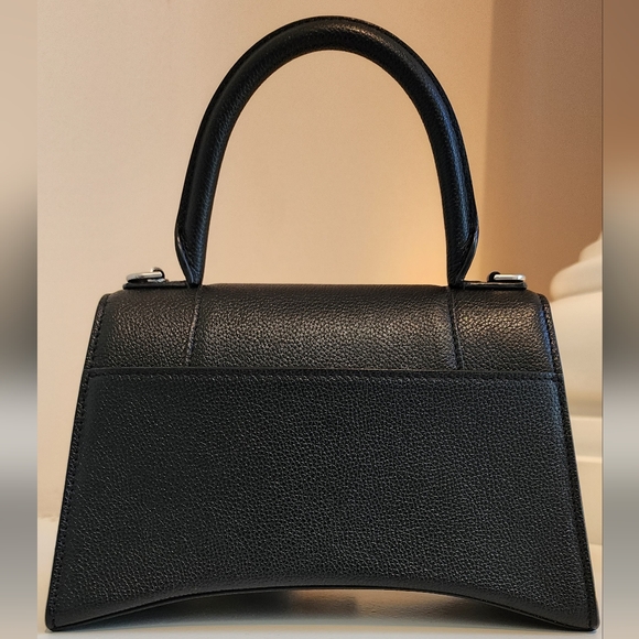 Balenciaga Hourglass Small Top Handle Crossbody Calf Leather Black bag - Picture 8 of 16